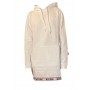 Maxi felpa Moschino con cappuccio donna bianco ES23MO07 V6A1784 4409