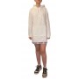 Maxi felpa Moschino con cappuccio donna bianco ES23MO07 V6A1784 4409