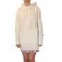 Maxi felpa Moschino con cappuccio donna bianco ES23MO07 V6A1784 4409