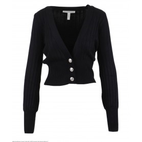 Maglia donna Guess Agnes cardigan sweater black E24GU13 W3YR23Z37J2