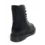 Scarpe donna Gold&gold anfibio in ecopelle nero con fondo carrarmato D22GG08 GS80