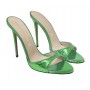 Scarpe donna décolleté Identità in pelle verde TC 9 DS23ID01 ART.5563