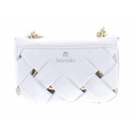 Borsa a  spalla Braccialini Icons ecopelle bianco BS23BR51 B17150