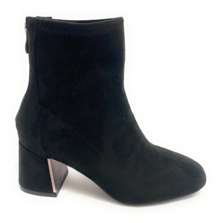 Scarpe donna ankle boot Gold&gold tc 60 in ecopelle scamosciato nero D21GG18