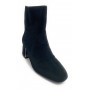 Scarpe donna ankle boot Gold&gold tc 60 in ecopelle scamosciato nero D21GG18