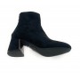 Scarpe donna ankle boot Gold&gold tc 60 in ecopelle scamosciato nero D21GG18