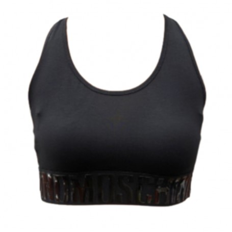 Top donna Moschino nero logo E24MO02 V6A0806 4406 0555