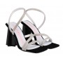 Sandalo donna Chiara Ferragni Andromeda TC100 strass argento/ nero D24CF09 CF3226 001