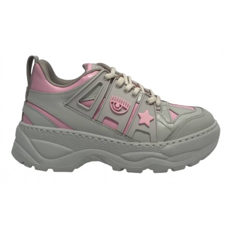 Scarpe donna sneaker Chiara Ferragni Eyefly grey / pink D24CF06 CF3215 289