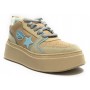 Scarpe donna sneaker Chiara Ferragni School beige/ blue D24CF04 CF3218 297