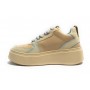 Scarpe donna sneaker Chiara Ferragni School beige/ blue D24CF04 CF3218 297