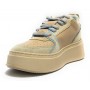 Scarpe donna sneaker Chiara Ferragni School beige/ blue D24CF04 CF3218 297