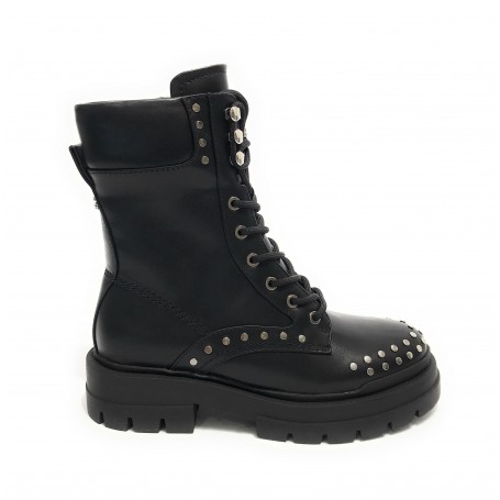 Scarpe donna Guess anfibio mod. Obette in ecopelle nero D24GU22 FL7OBTELE10