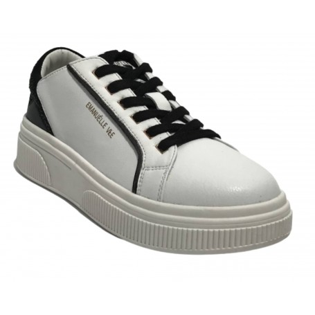 Scarpe donna sneaker Emanuélle Vee July white/ black D24EV06 432P-800-20-P003CB