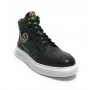 Scarpe uomo Harris polacchino pelle stampa cocco /stampa razza verde U17HA202