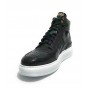 Scarpe uomo Harris polacchino pelle stampa cocco /stampa razza verde U17HA202