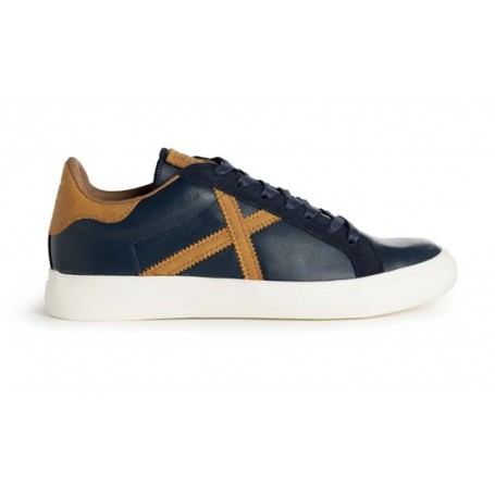 Scarpe Munich sneaker Rete 82 in pelle blu navy uomo U24MU19 8080082