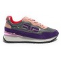 Scarpe donna Fornarina sneaker running Urraca in pelle/ nylon purple D24FN09
