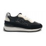 Scarpe donna Fornarina sneaker running Urraca in pelle/ nylon black D24FN10