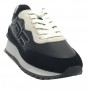 Scarpe donna Fornarina sneaker running Urraca in pelle/ nylon black D24FN10