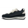 Scarpe donna Fornarina sneaker running Urraca in pelle/ nylon black D24FN10