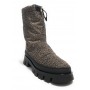 Scarpe donna Borbonese stivale ankle boots in tessuto OP natural D24BO01 6DZ926
