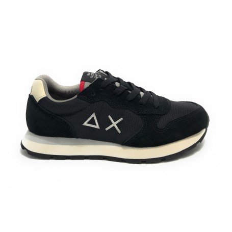 Scarpe Sun68 sneaker Boy's Tom solid suede/ nylon nero Z24SU01 Z43301T