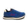 Scarpe Sun68 sneaker Boy's Tom solid suede/ nylon blu royal Z24SU05 Z43301T