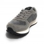 Sneaker Sun68 Girl's Ally glitter teen mesh/ suede grigio medio Z24SU13 Z43404T