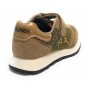 Sneaker Sun68 Girl's Ally glitter kid mesh/ suede beige scuro Z24SU20 Z43404K