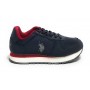 Scarpe US Polo sneaker Nobik 011 ecosuede/ nylon blu Z24UP01