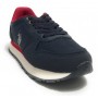 Scarpe US Polo sneaker Nobik 011 ecosuede/ nylon blu Z24UP01