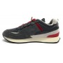 Scarpe  sneaker Winch Punch 021 suede/ nylon gray/ red U24NS04