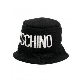 Berretto cloche unisex Moschino nero C24MO34 65359