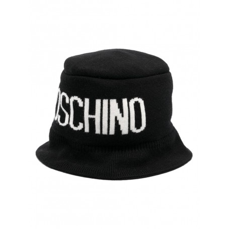 Berretto cloche unisex Moschino nero C24MO34 65359