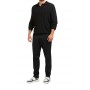 Pantalone chino uomo Guess Drake welt pants nero E24GU72 M3YB13WFIP3
