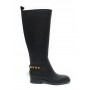 Scarpe donna Guess stivale Bossy pelle black D24GU46 FL8YOLEA11