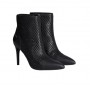Stivaletto donna Liu-Jo ankle boot Vickie 148 nero con strass D24LJ23 SF3143