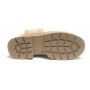 Scarpe donna Gold&gold stivaletto biker in ecopelle e tessuto beige D24GG32 GR421
