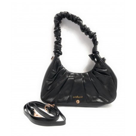 Borsa a mano/ tracolla Gold&gold nero donna BS22GG25 GGJ156