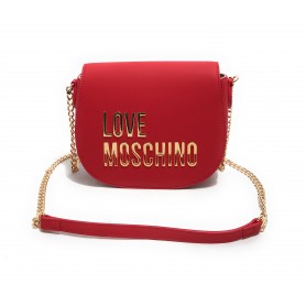 Borsa donna Love Moschino tracolla round rosso B24MO142 JC4194