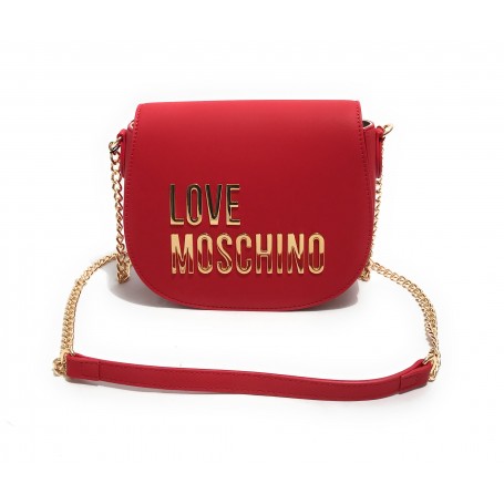 Borsa donna Love Moschino tracolla round rosso B24MO142 JC4194
