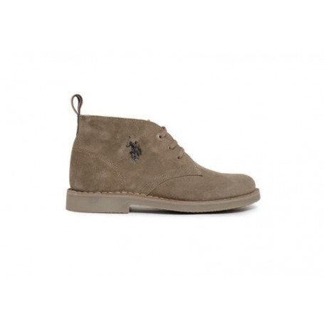 Polacchino uomo Us Polo MUST005M in pelle scamosciata beige U24UP19
