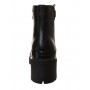 Scarpe donna stivaletto con tacco US Polo Haley 002 in ecopelle nero D24UP04