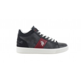 Scarpe U.S. Polo sneaker alto Tymes005 in ecopelle dark blue uomo U24UP26