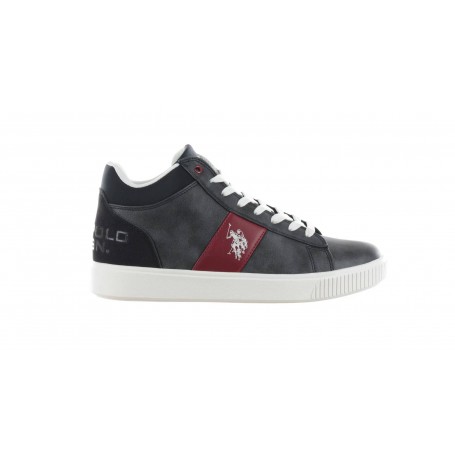 Scarpe U.S. Polo sneaker alto Tymes005 in ecopelle dark blue uomo U24UP26
