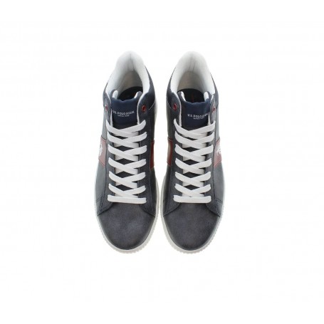 Scarpe U.S. Polo sneaker alto Tymes005 in ecopelle dark blue uomo U24UP26