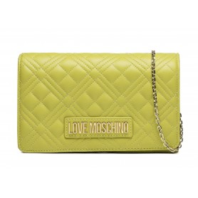 Borsa donna Love Moschino a spalla/ tracolla ecopelle trapuntata lime B24MO68 JC4079