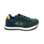 Scarpe  Sun68 sneaker Boy's Tom solid suede/ nylon verde scuro Z23SU02 Z42301T
