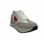 Scarpe Love Moschino sneaker in pelle/ scamosciato bianco DS24MO01 JA15064